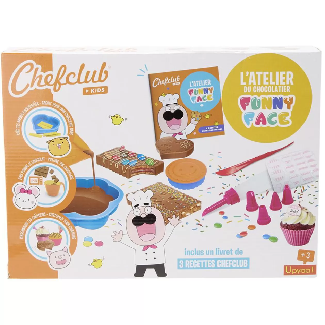 Gifi Atelier pâtissier enfant Chefclub 3 recettes< Préparation Culinaire