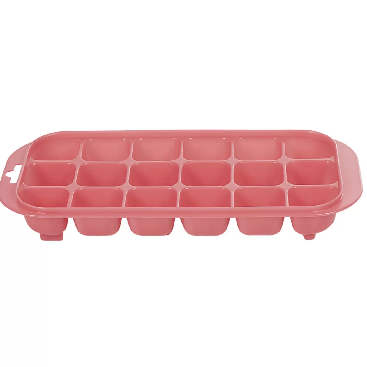 Bac à glaçons en plastique rose 18 compartiments x2>Gifi Online