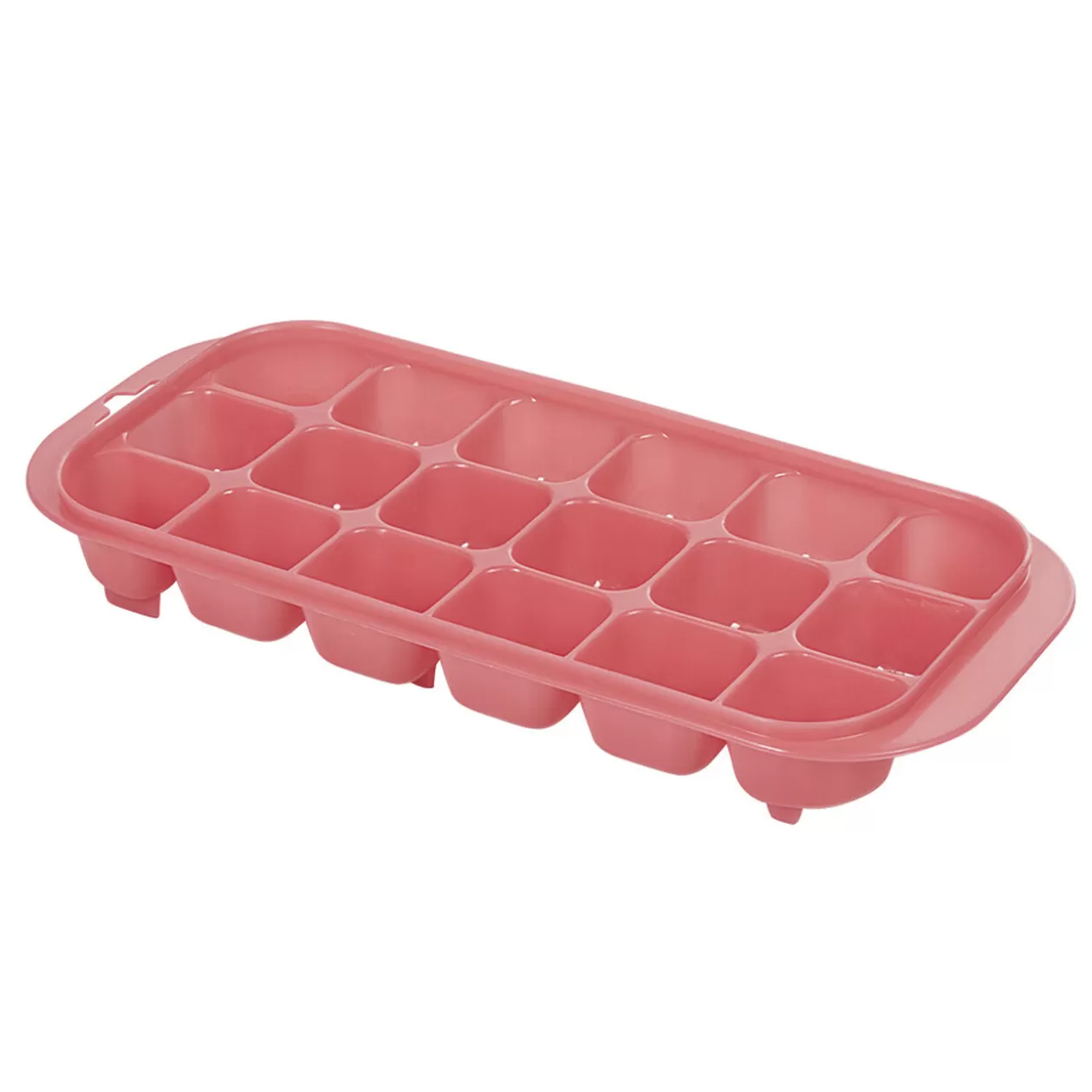 Bac à glaçons en plastique rose 18 compartiments x2>Gifi Online