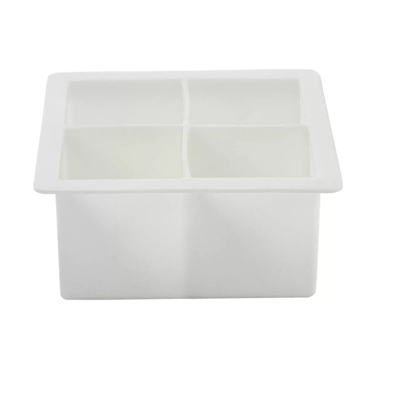 Bac à glaçons XXL 4 compartiments silicone blanc>Gifi New