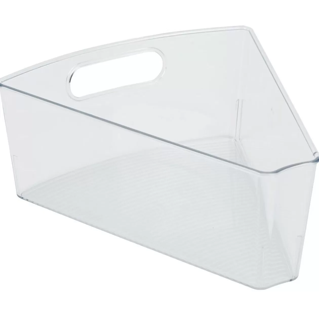 Gifi Bac de rangement triangulaire transparent pour frigo 3L< Rangement De Cuisine