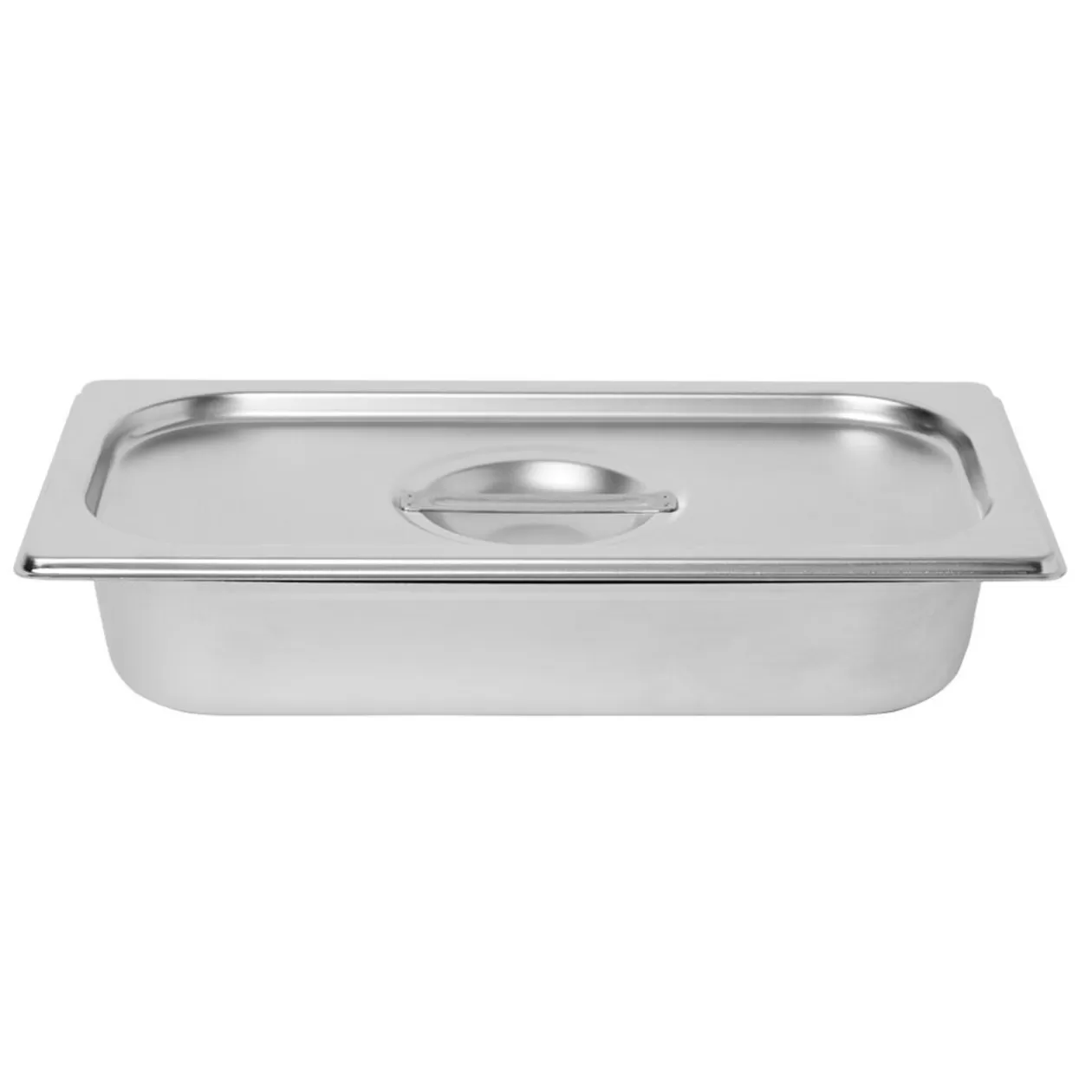 Gifi Bac inox avec couvercle préparation conservation L.32,5 cm< Préparation Culinaire