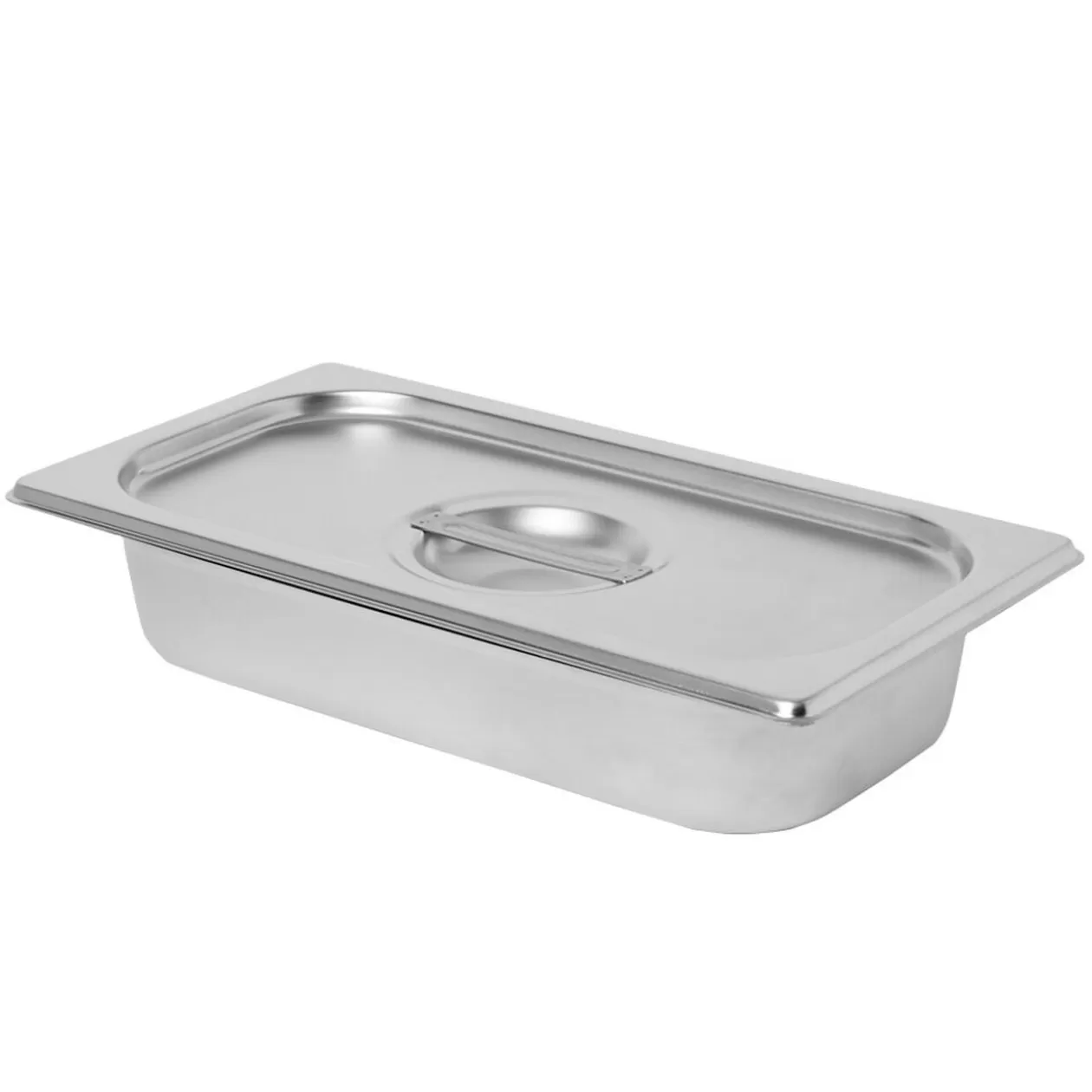Gifi Bac inox avec couvercle préparation conservation L.32,5 cm< Préparation Culinaire