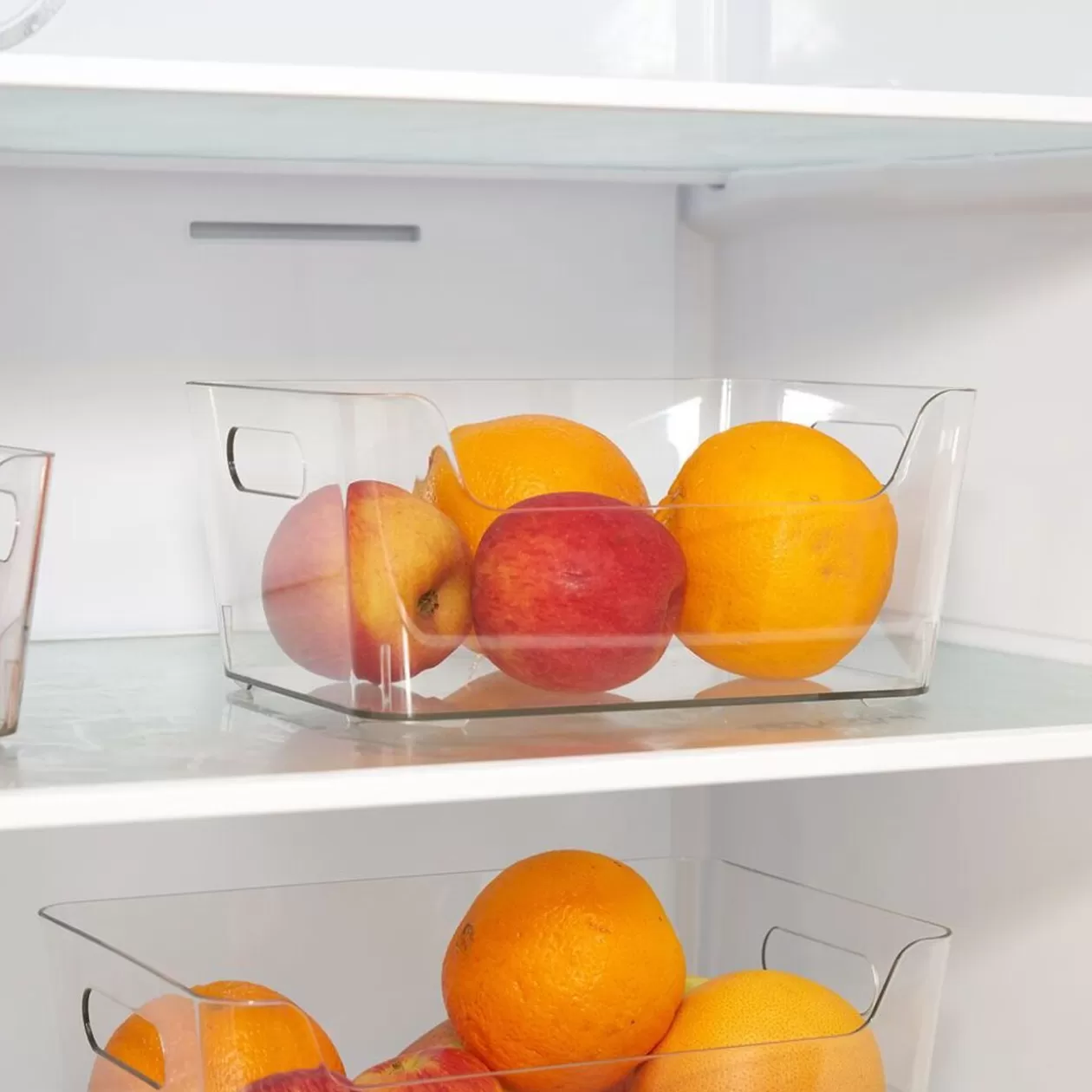 Gifi Bac rangement frigo 3,5L plastique transparent 22,4x17,3xH10cm< Rangement De Cuisine
