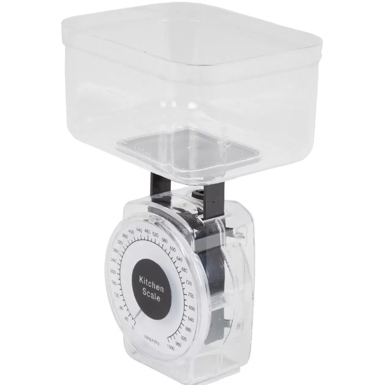 Gifi Balance de cuisine mécanique 1 kg noir transparent< Préparation Culinaire