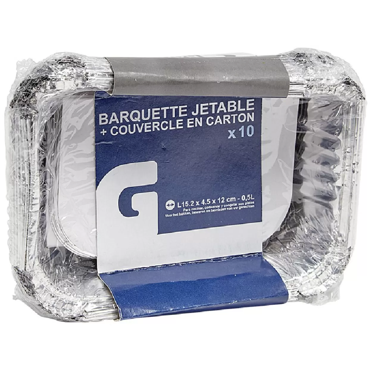 Gifi Barquette en aluminium x10< Conservation Alimentaire