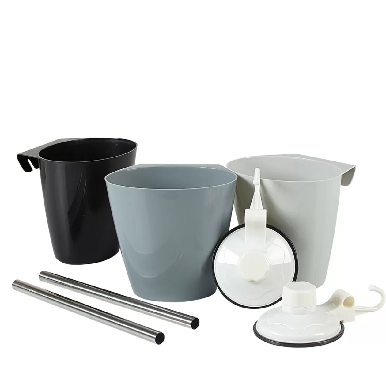 Gifi Barre à suspendre et 3 pots amovibles< Rangement De Cuisine