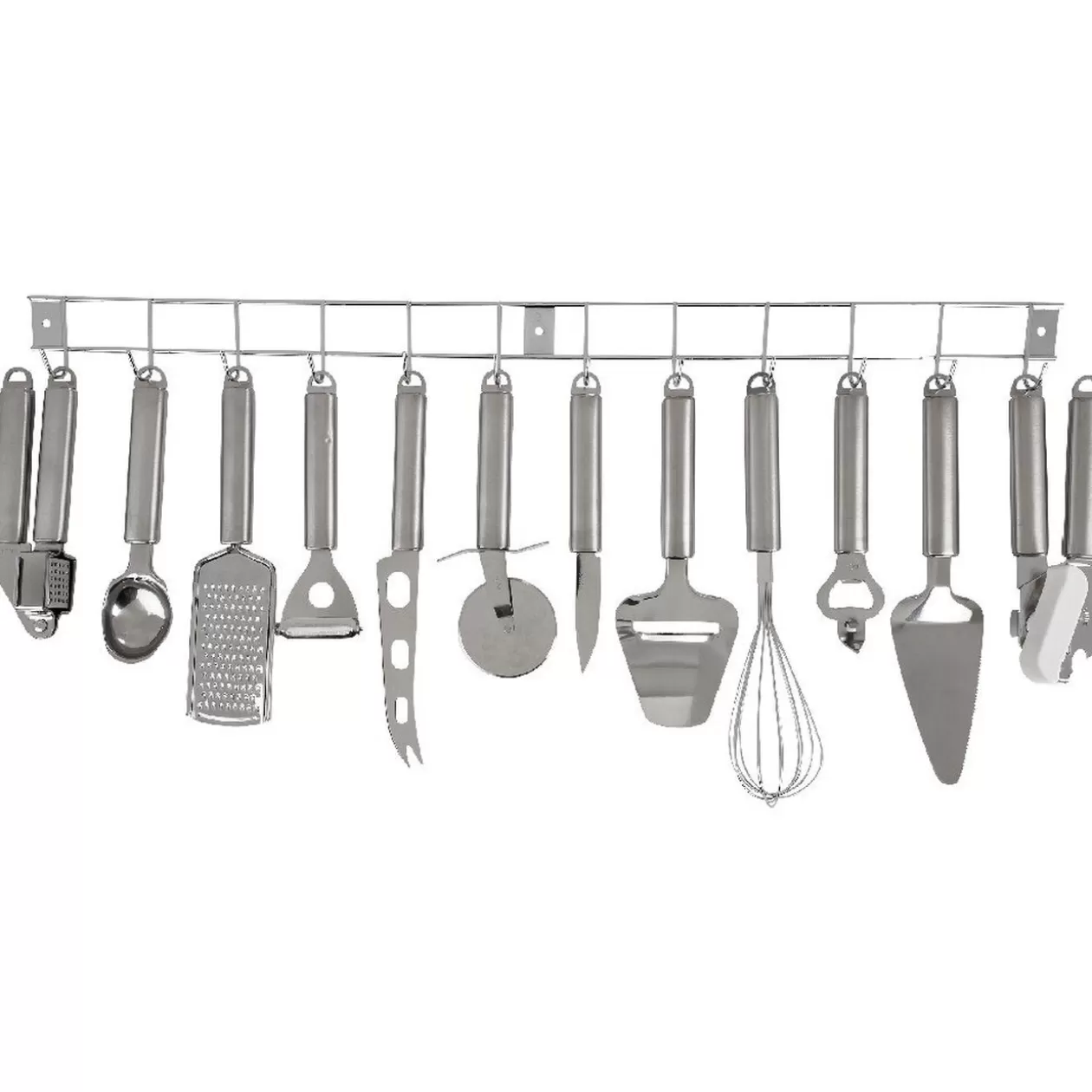 Gifi Barre avec 12 ustensiles de cuisine à suspendre< Rangement De Cuisine