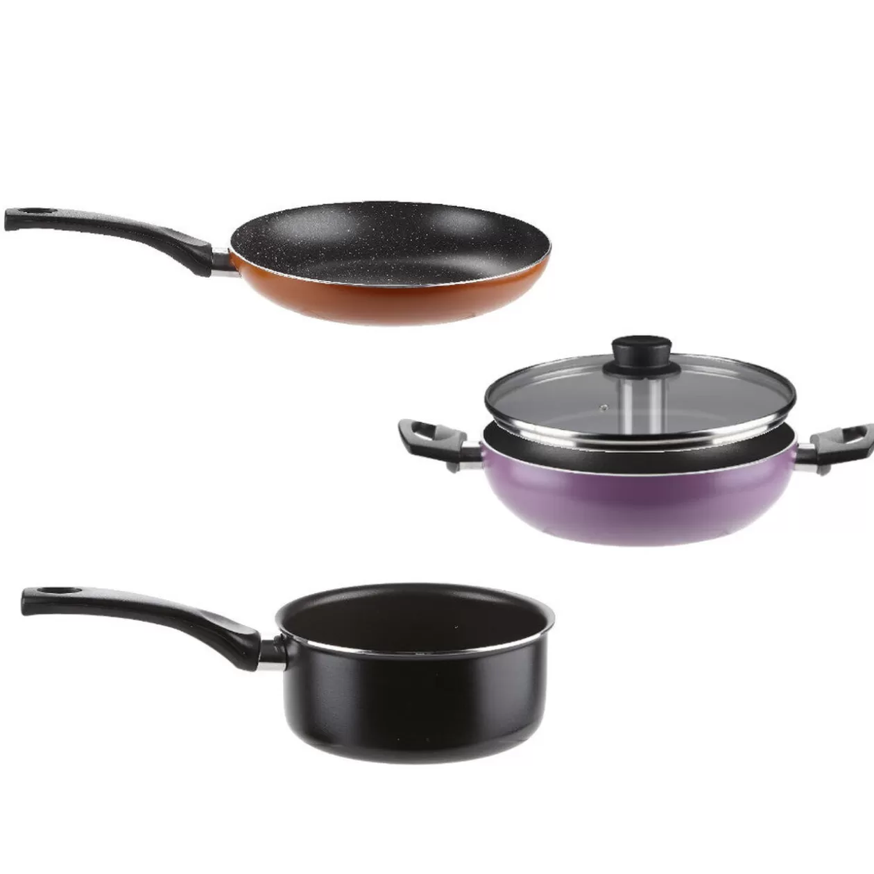 Gifi Batterie de cuisine aluminium 4 pièces< Cuisson