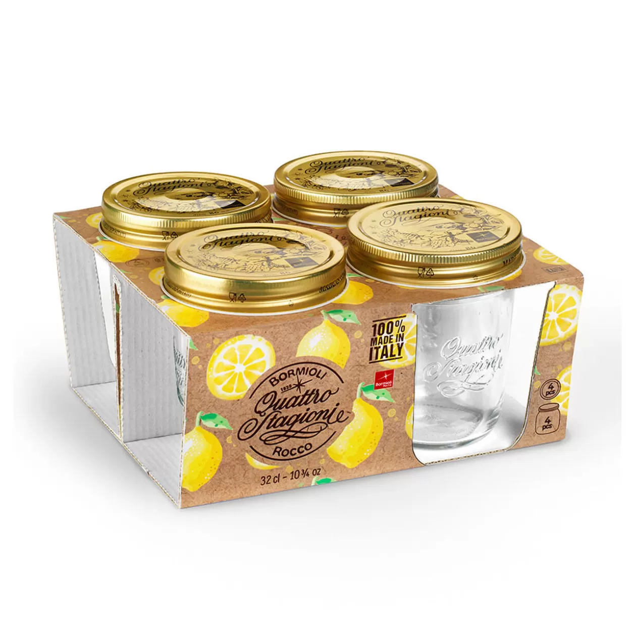 Gifi Bocal à stériliser 200 ml x 4< Conservation Alimentaire