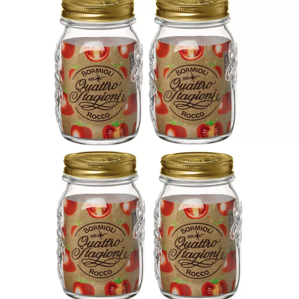 Gifi Bocal à stériliser 500 ml x 4< Conservation Alimentaire