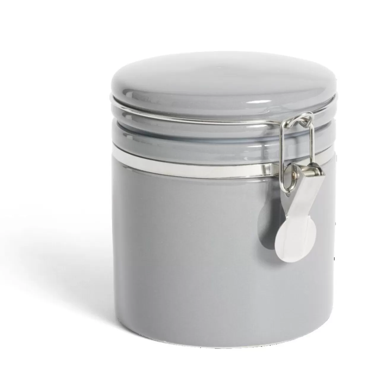 Gifi Bocal en céramique avec clip en métal Ø10xH13cm< Conservation Alimentaire
