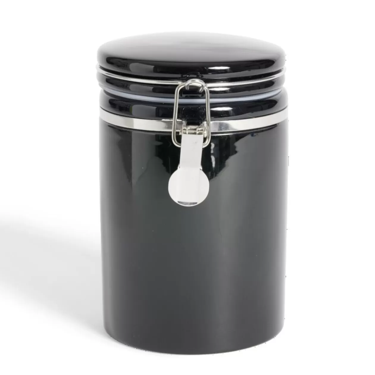 Gifi Bocal en céramique avec clip en métal Ø10xH16,5cm< Conservation Alimentaire