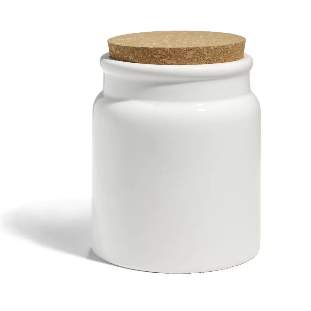 Gifi Bocal en céramique avec couvercle en liège Ø13xH15cm< Conservation Alimentaire