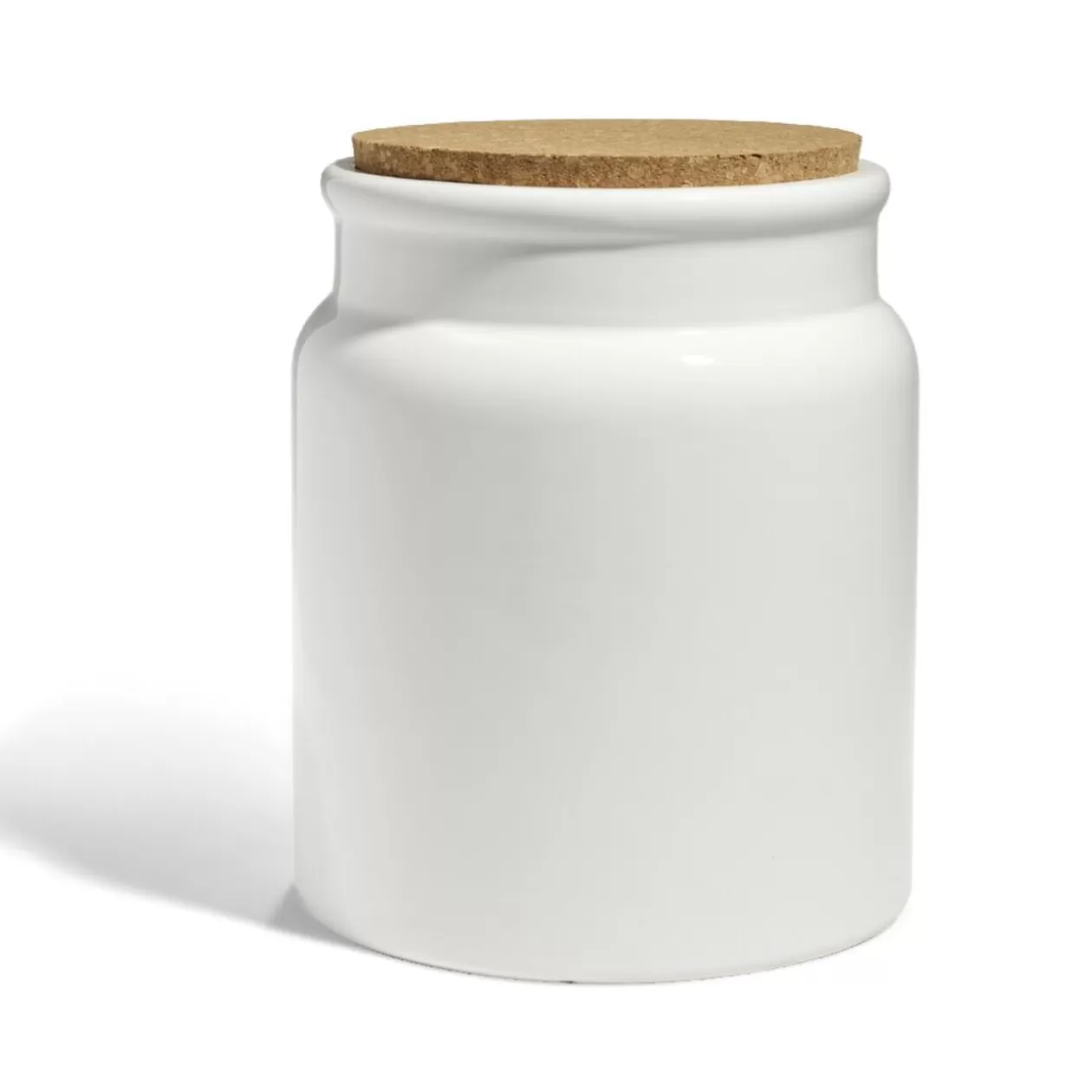 Gifi Bocal en céramique avec couvercle en liège Ø16xH19cm< Conservation Alimentaire