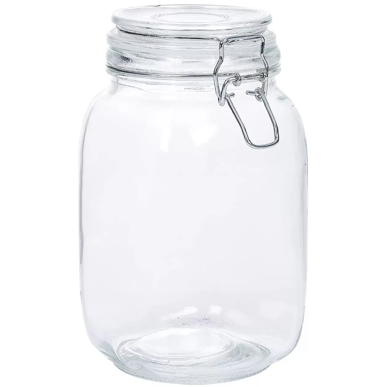 Gifi Bocal en verre avec couvercle à charnière 1,5 L< Conservation Alimentaire