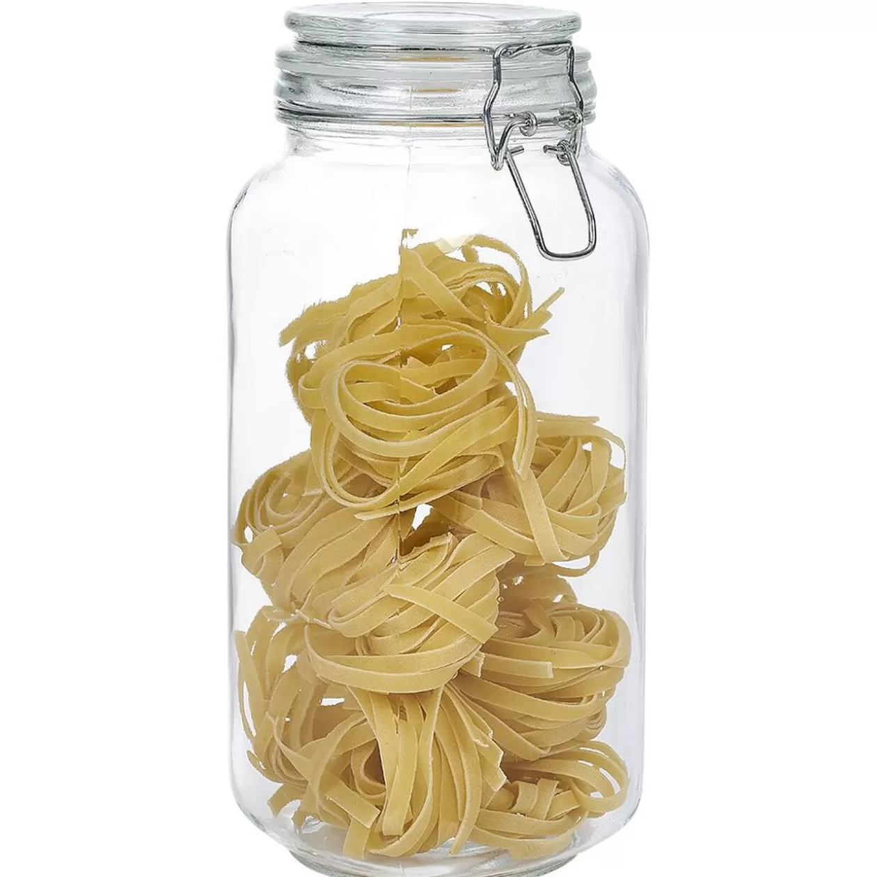 Gifi Bocal en verre avec couvercle à charnière 2,2 L< Conservation Alimentaire