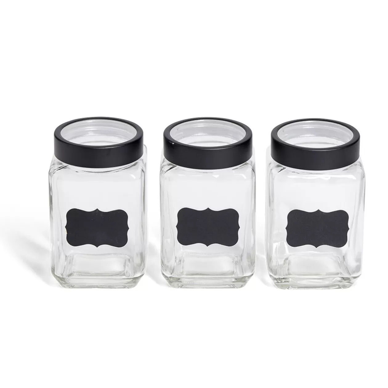 Gifi Bocal en verre x3 avec étiquettes< Conservation Alimentaire