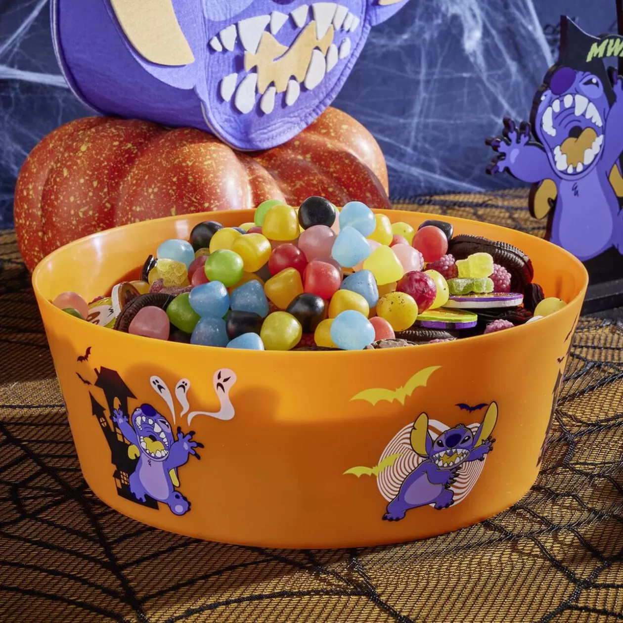Gifi Bol à bonbons Halloween Disney Stitch Ø26,5xH9,8cm< Conservation Alimentaire