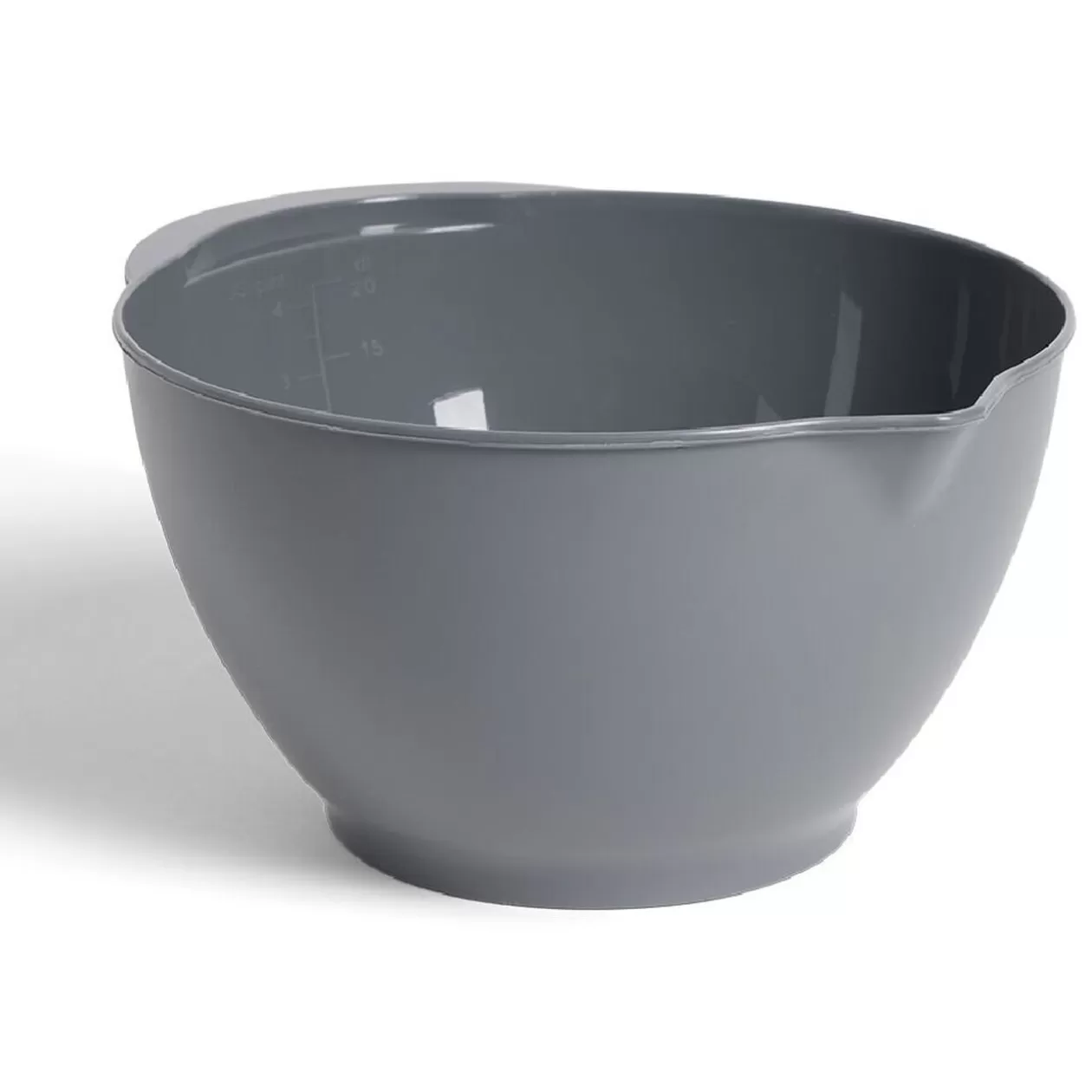 Gifi Bol à mixer en plastique gris 3,5L - Ø22xH13cm< Préparation Culinaire