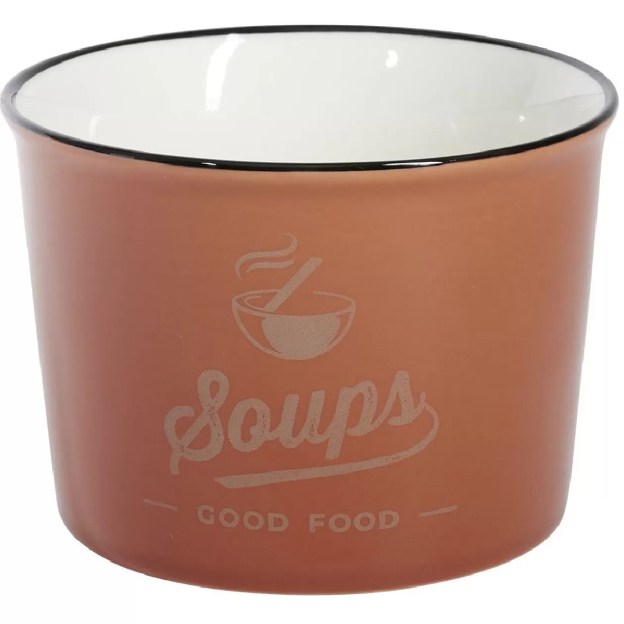 Bol à soupe inscription Soups Good Food 500ml>Gifi Cheap