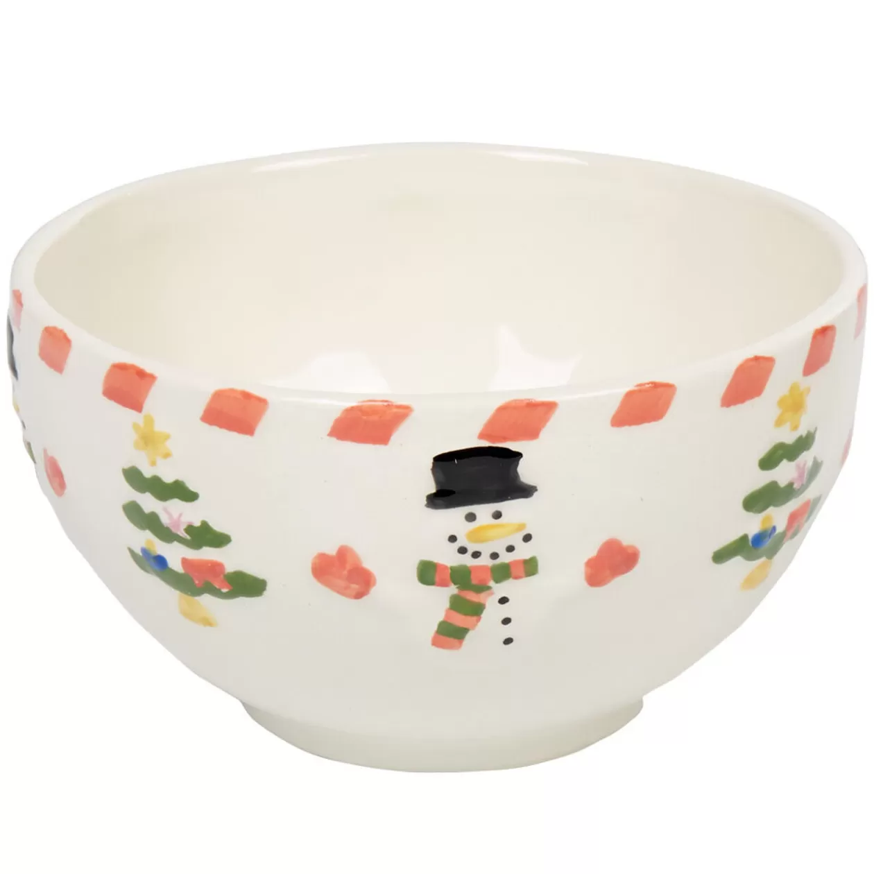Gifi Bol blanc motifs bonhomme et sapin de noël< Vaisselle Et Accessoires De Table