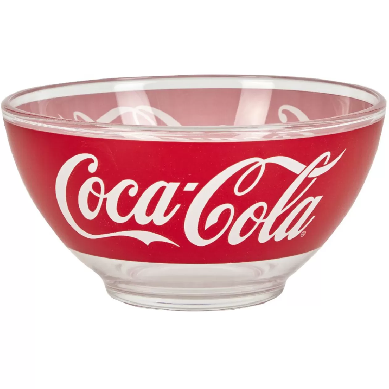Bol Coca-Cola transparent rouge et blanc 50 cl>Gifi Clearance