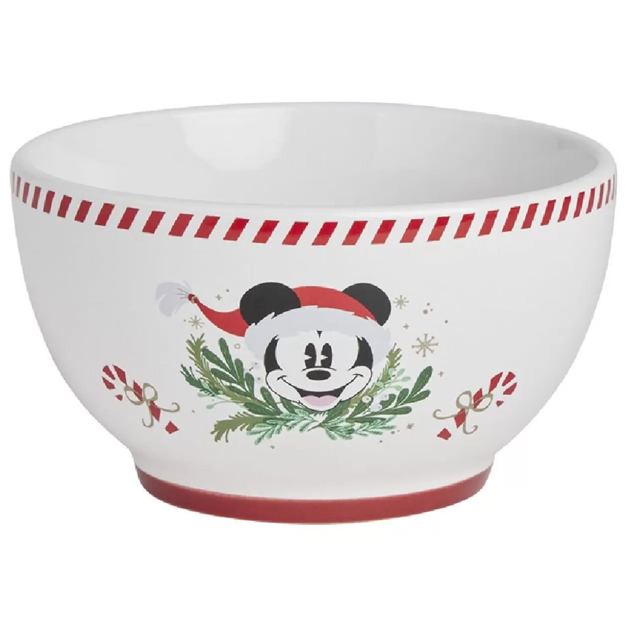 Bol Disney Mickey grès blanc et rouge Ø14cm>Gifi Online