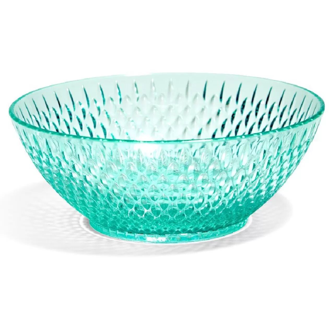 Bol en plastique bleu effet martelé>Gifi Store