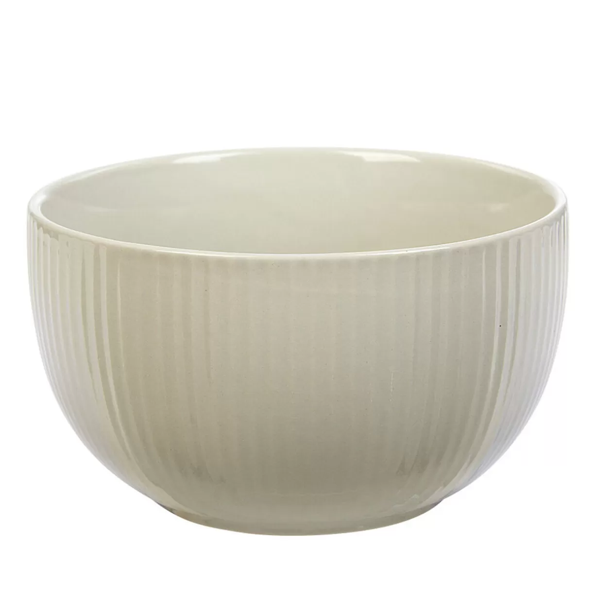 Gifi Bol en porcelaine uni lin avec rainures verticales en relief< Vaisselle Et Accessoires De Table