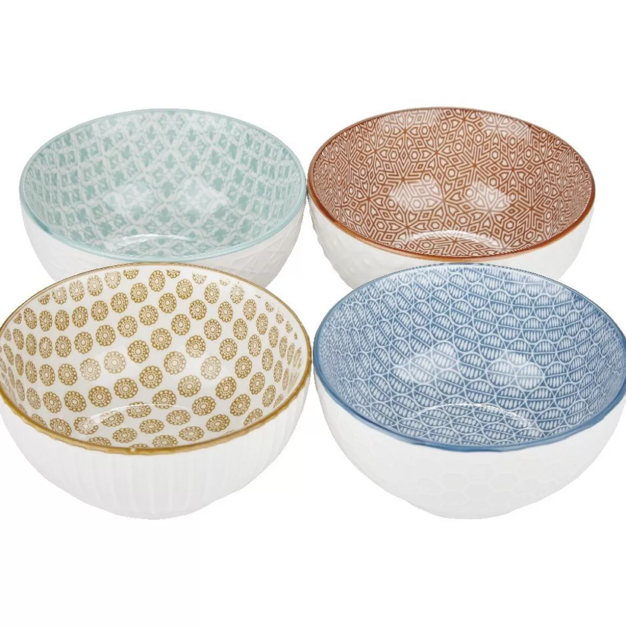 Bol japonais motif géométrique 4 couleurs x4>Gifi Best Sale