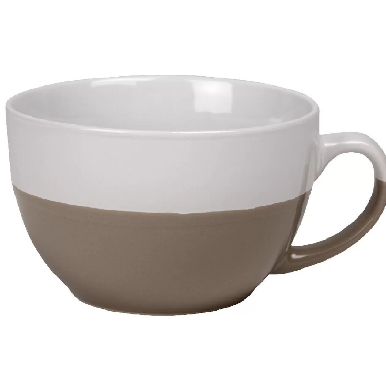 Bol jumbo bicolore blanc et taupe>Gifi Hot