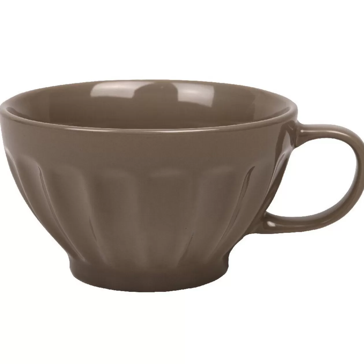 Bol jumbo taupe cotelé>Gifi Clearance