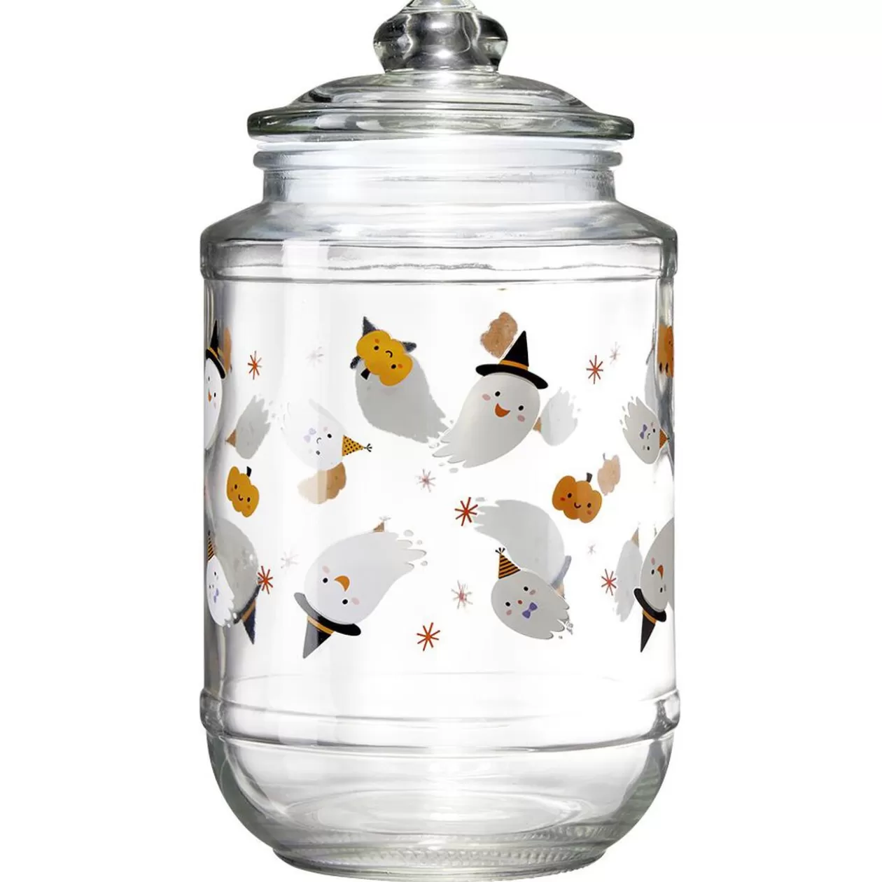 Gifi Bonbonnière 2L en verre motifs Halloween Ø13,5xH24,5cm< Conservation Alimentaire