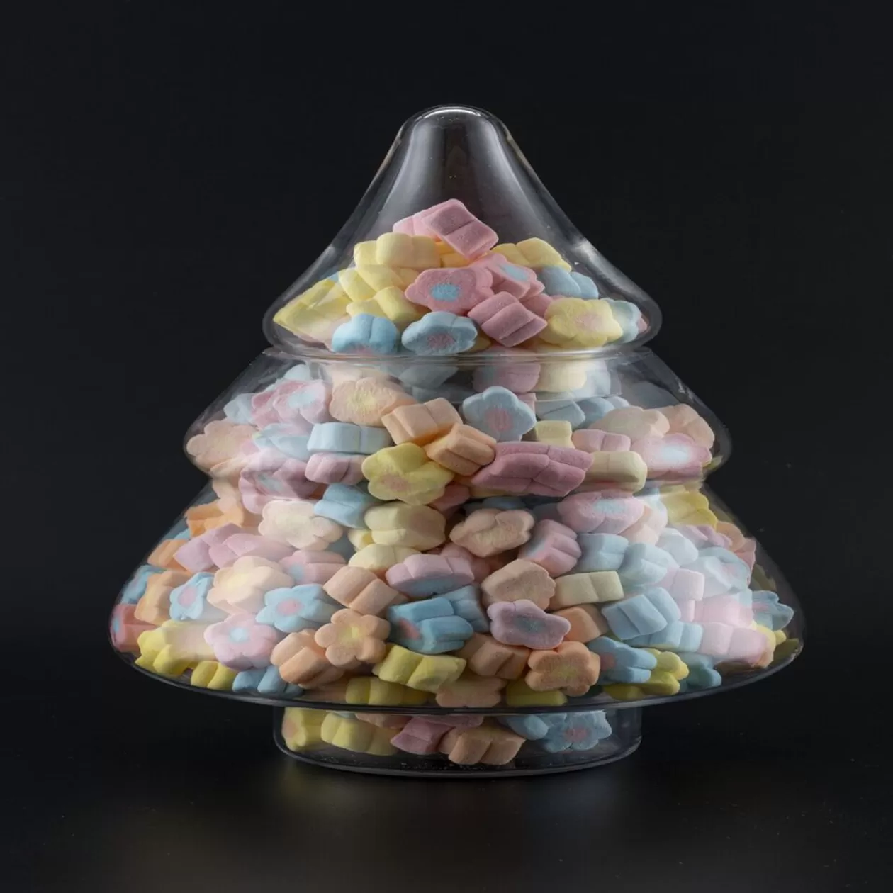 Gifi Bonbonnière en verre forme sapin Ø19,5xH28cm< Conservation Alimentaire