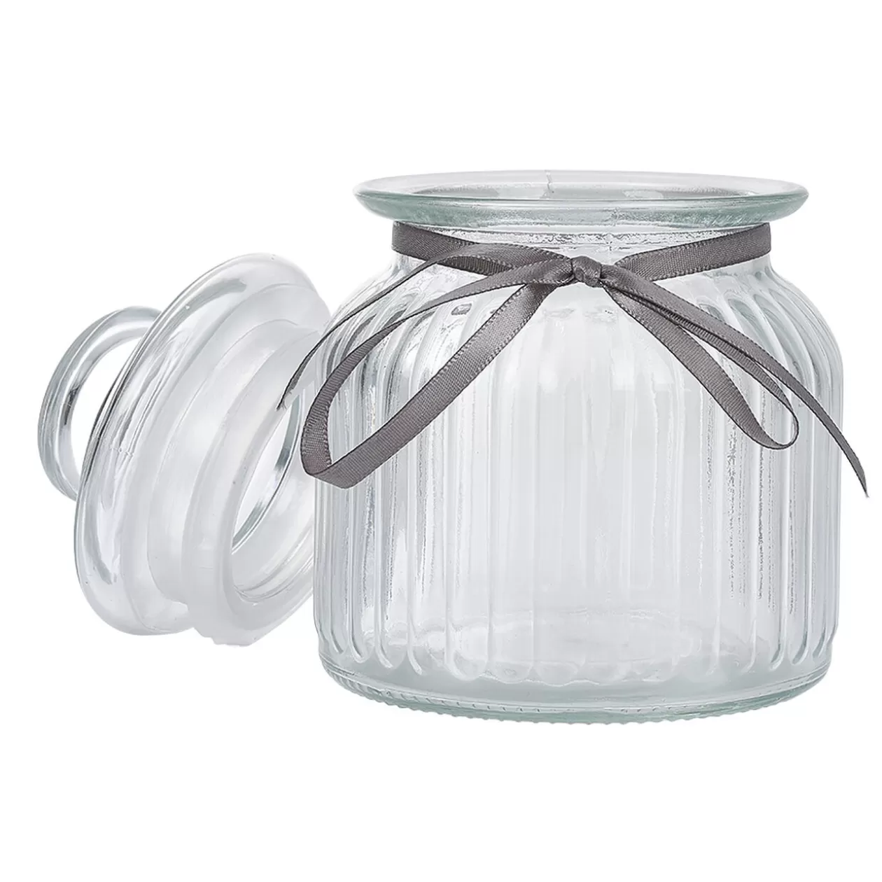 Gifi Bonbonnière en verre transparent 0,6L< Conservation Alimentaire