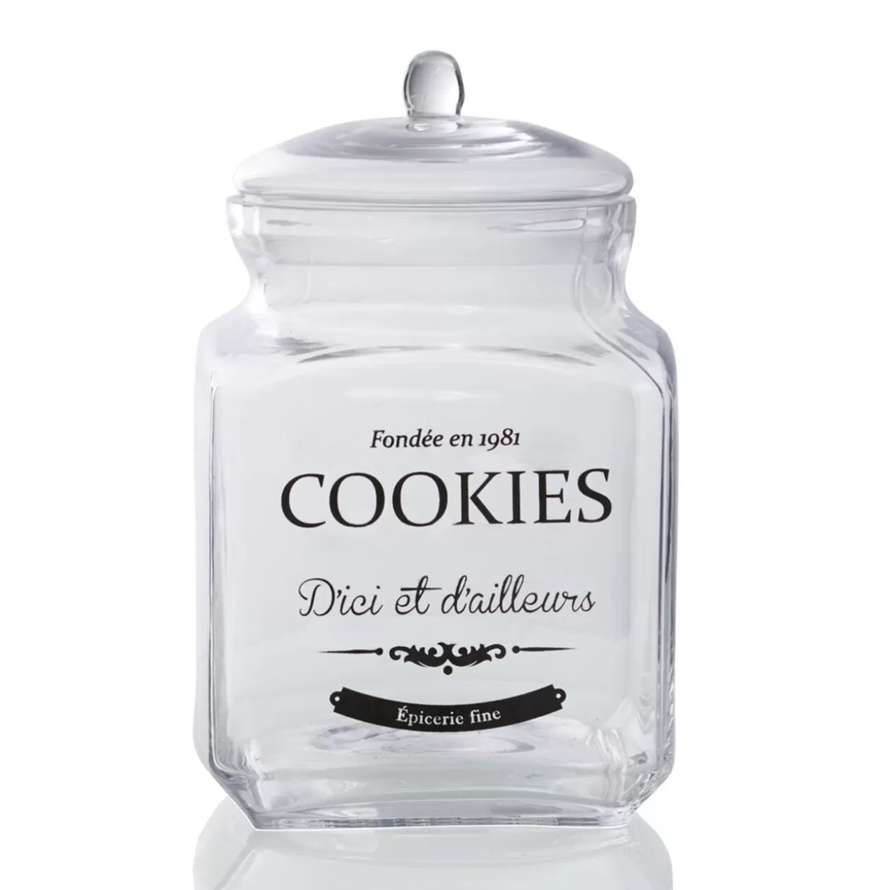 Gifi Bonbonnière transparente design cookies< Conservation Alimentaire