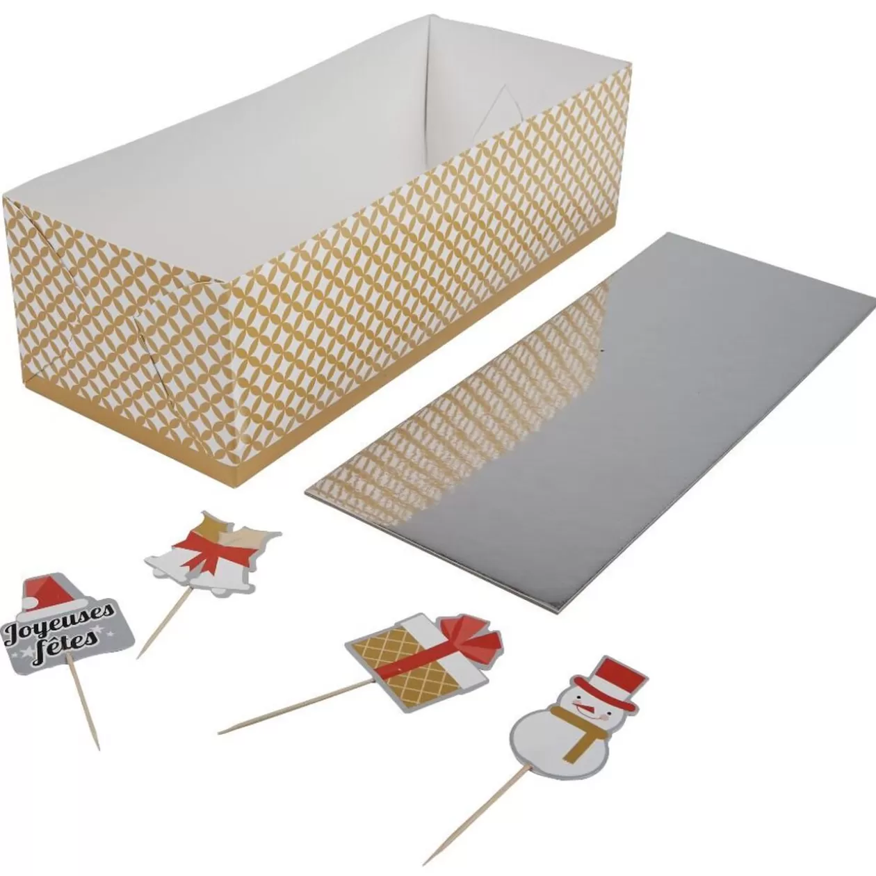 Gifi Boîte à bûche en carton< Cuisson