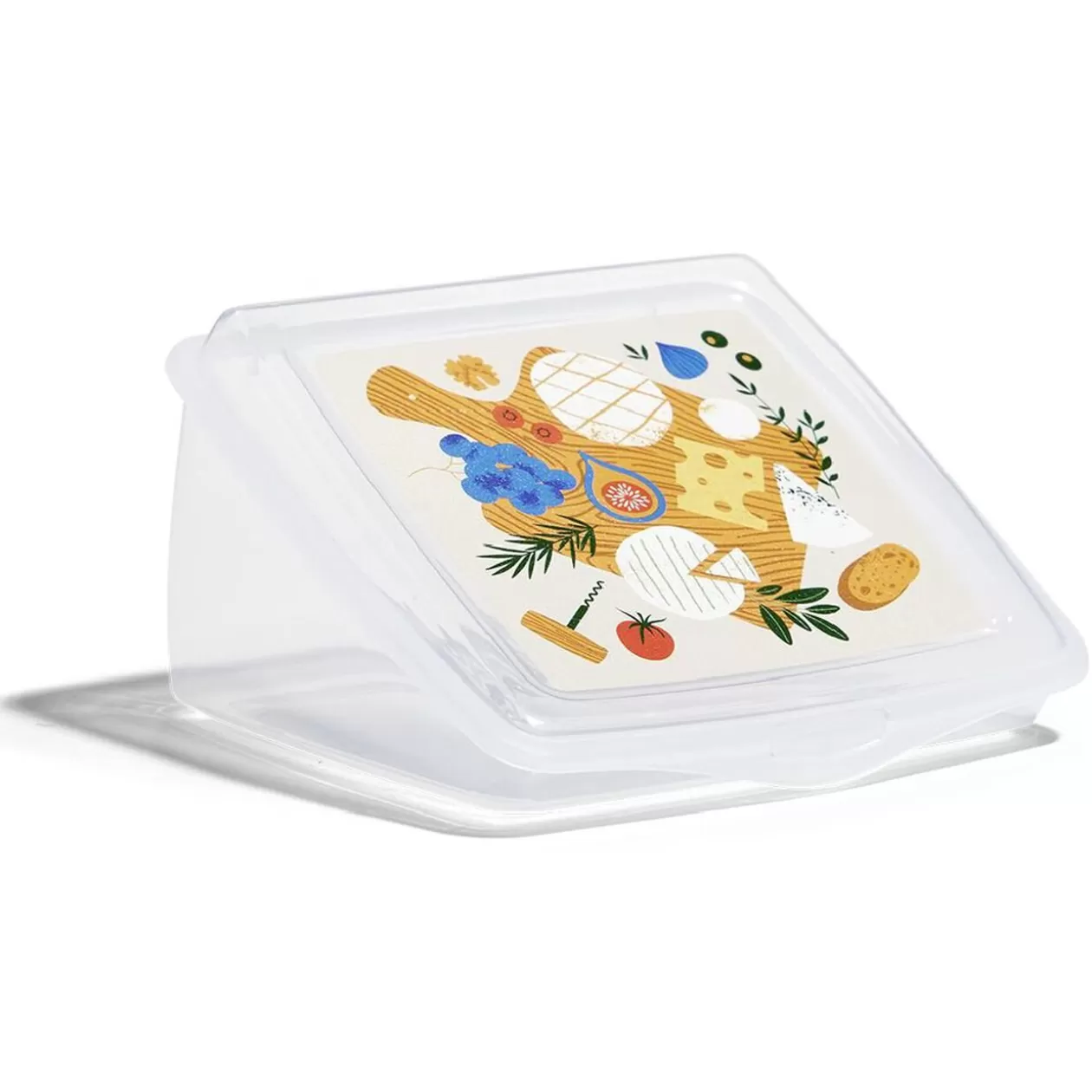 Gifi Boîte à fromage décorée< Conservation Alimentaire