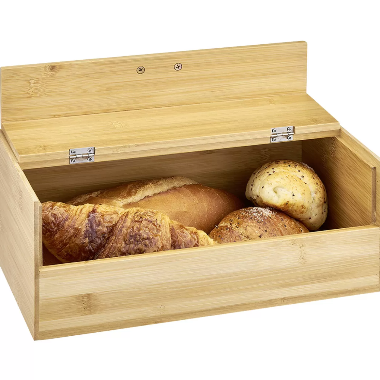 Gifi Boîte à pain en bambou naturel< Rangement De Cuisine