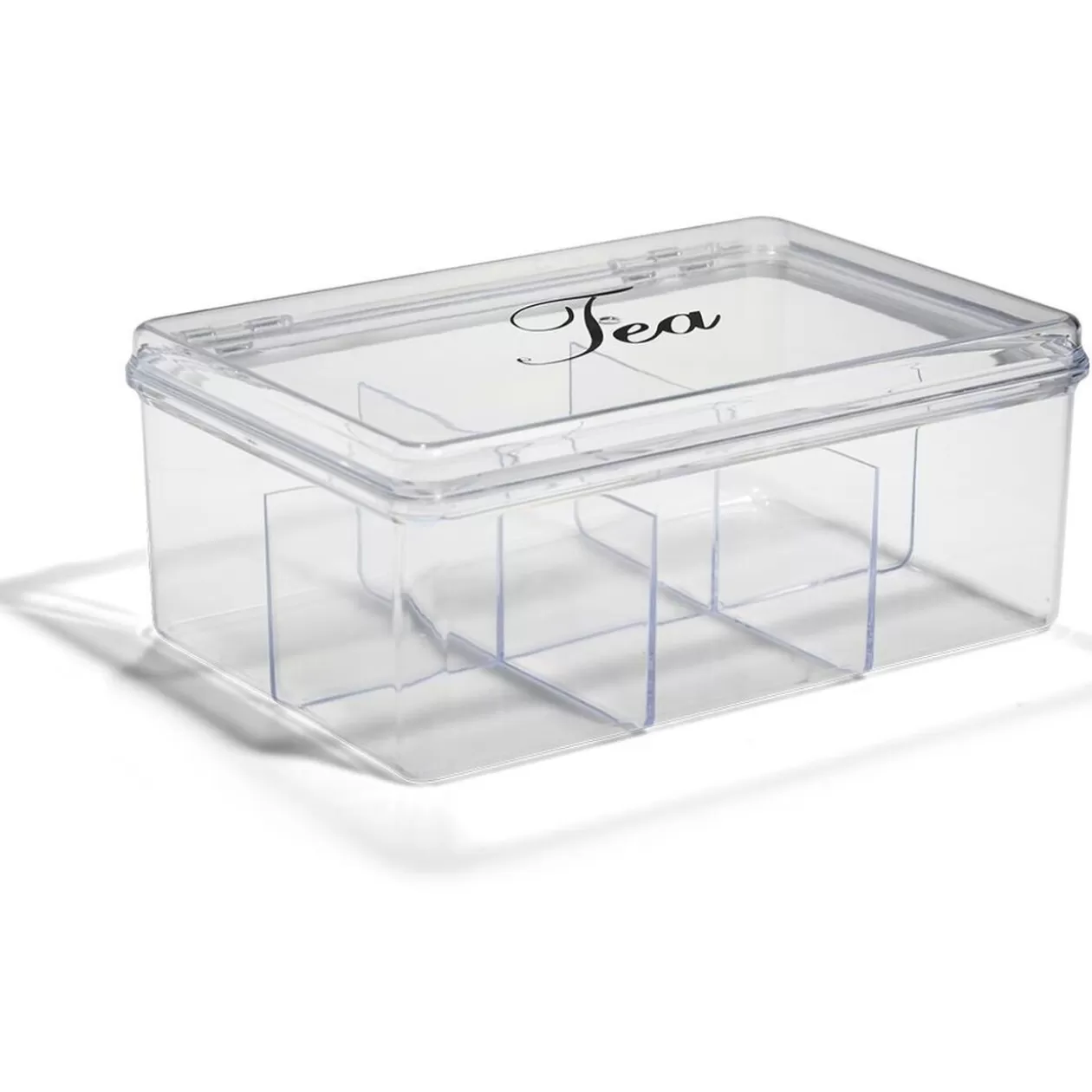 Gifi Boîte à thé plastique transparent 21,5x15x8,5cm< Conservation Alimentaire