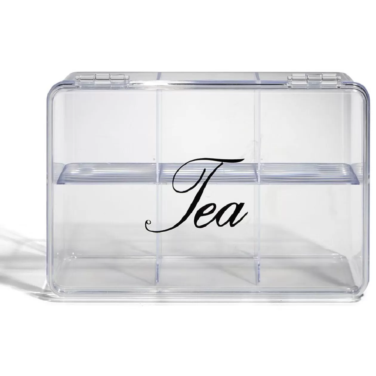 Gifi Boîte à thé plastique transparent 21,5x15x8,5cm< Conservation Alimentaire
