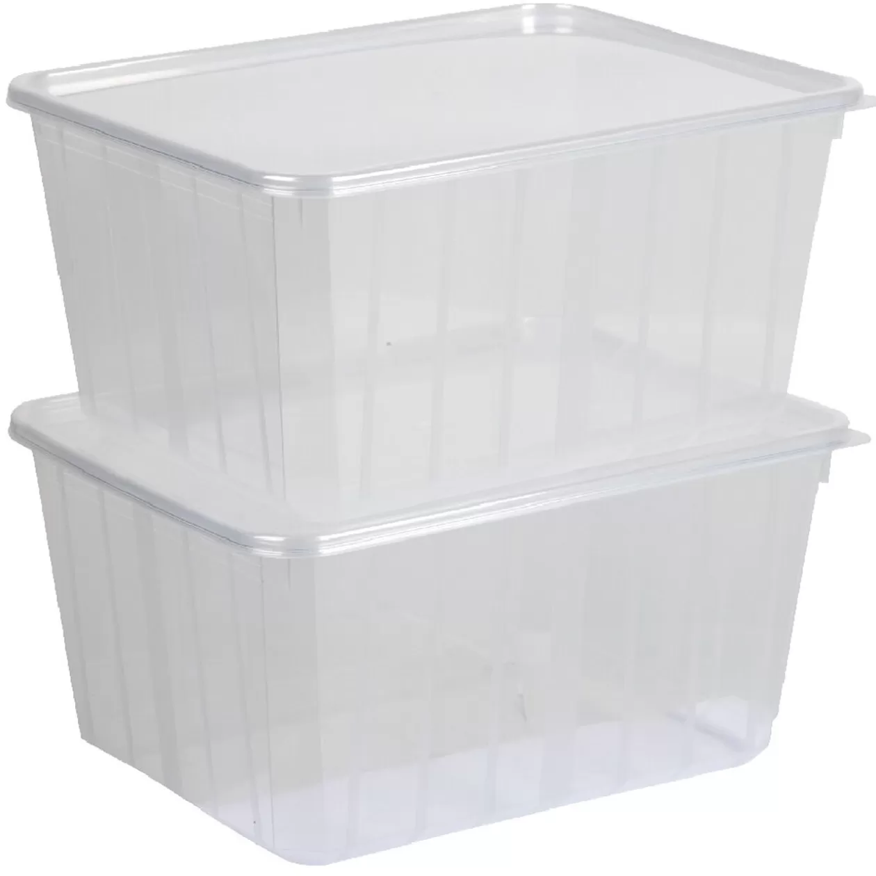 Gifi Boîte alimentaire 1,8 L transparente x2< Conservation Alimentaire
