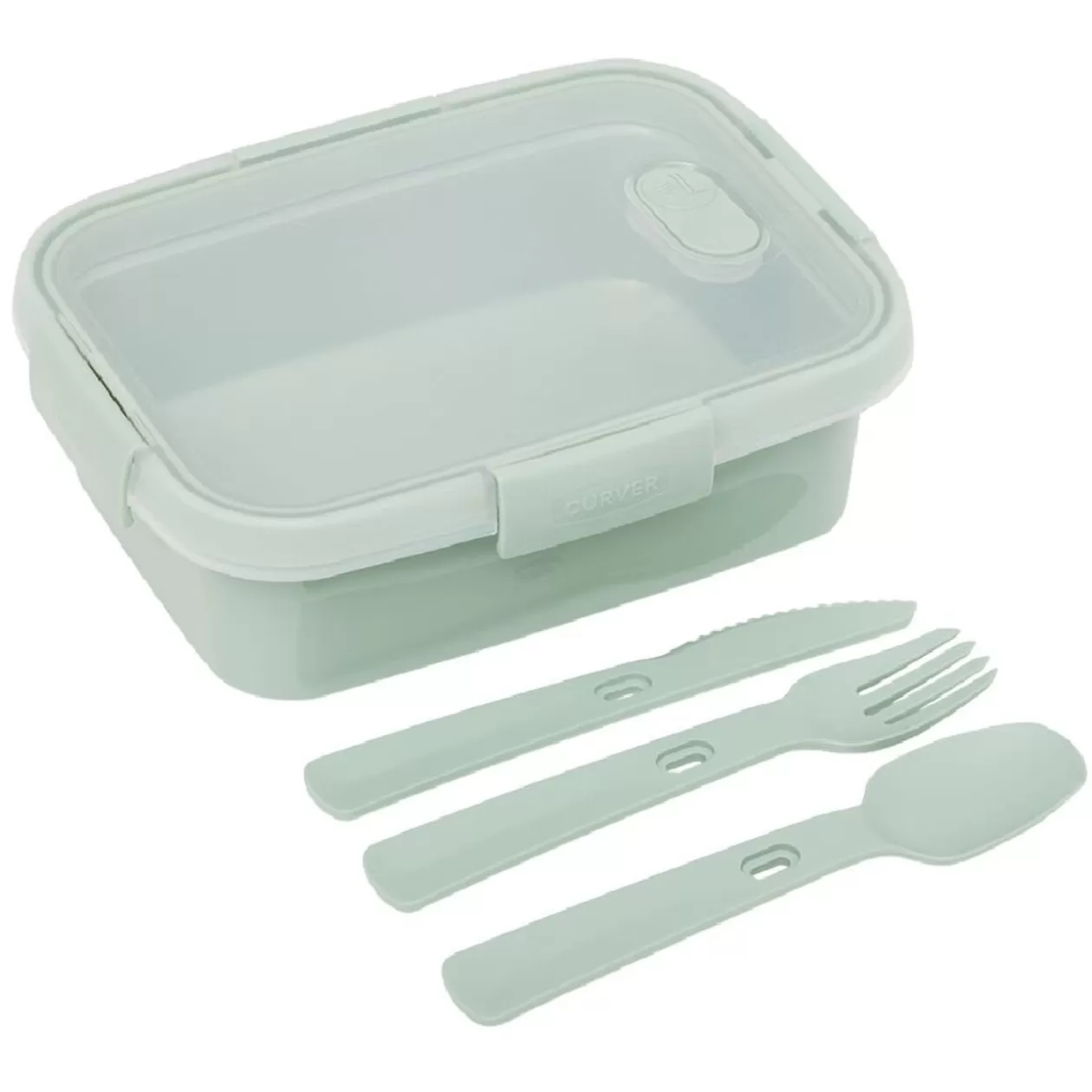 Gifi Boîte alimentaire curver rectangulaire verte 1 L< Conservation Alimentaire