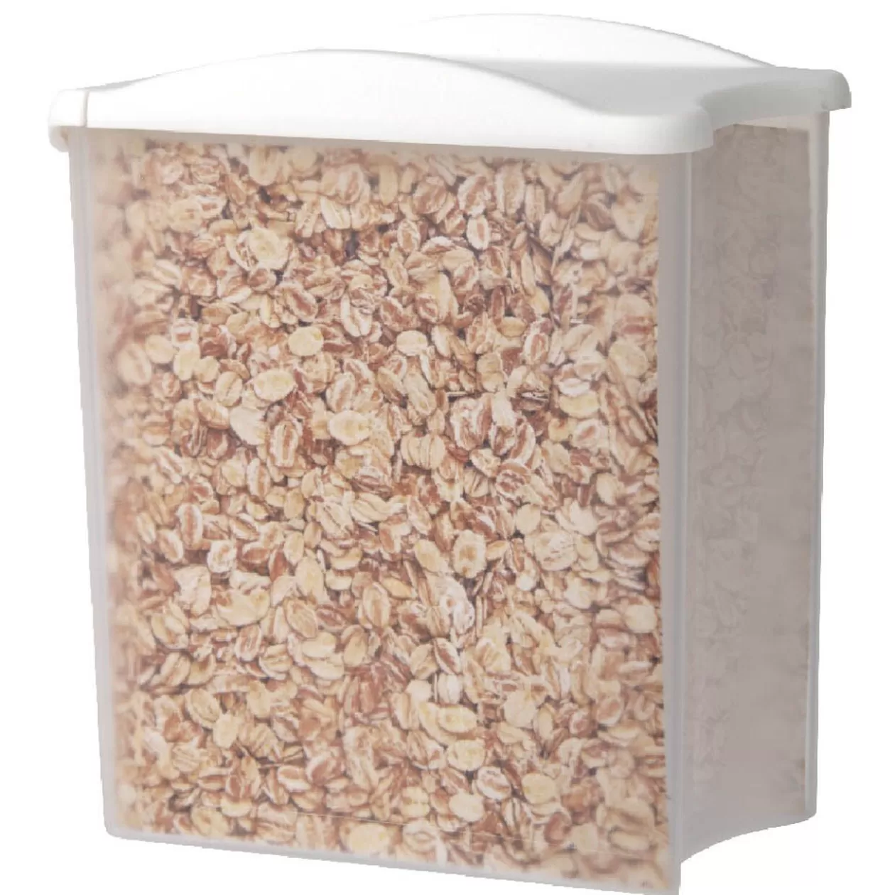 Boîte alimentaire empilable transparente et blanche 1,25 L>Gifi Store