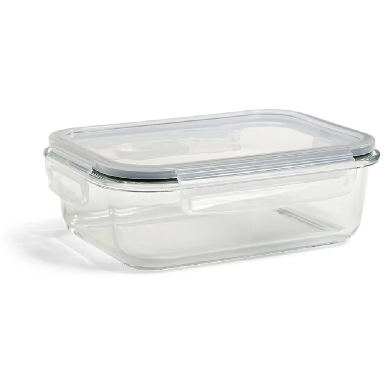 Gifi Boîte alimentaire en verre avec couvercle plastique à clips 1,1L< Conservation Alimentaire