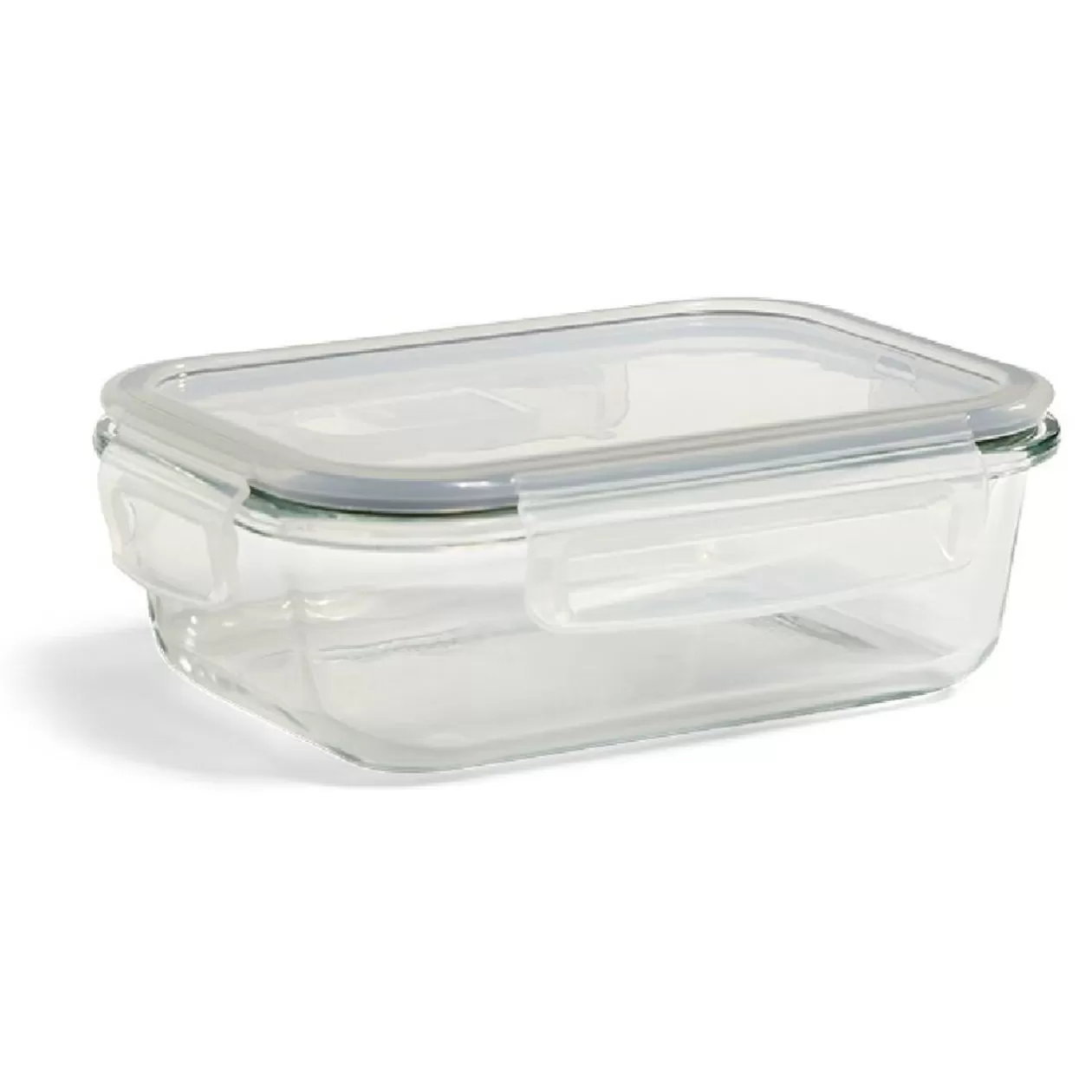 Gifi Boîte alimentaire en verre avec couvercle plastique à clips 640ml< Conservation Alimentaire