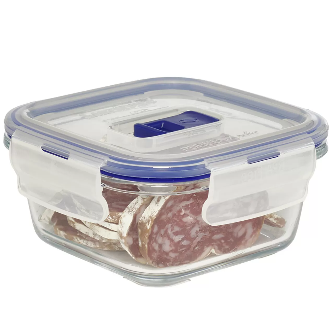 Gifi Boîte alimentaire en verre trempé transparent x3< Conservation Alimentaire