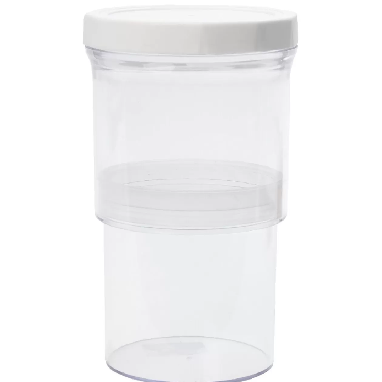 Gifi Boîte alimentaire extensible transparente couvercle blanc< Conservation Alimentaire