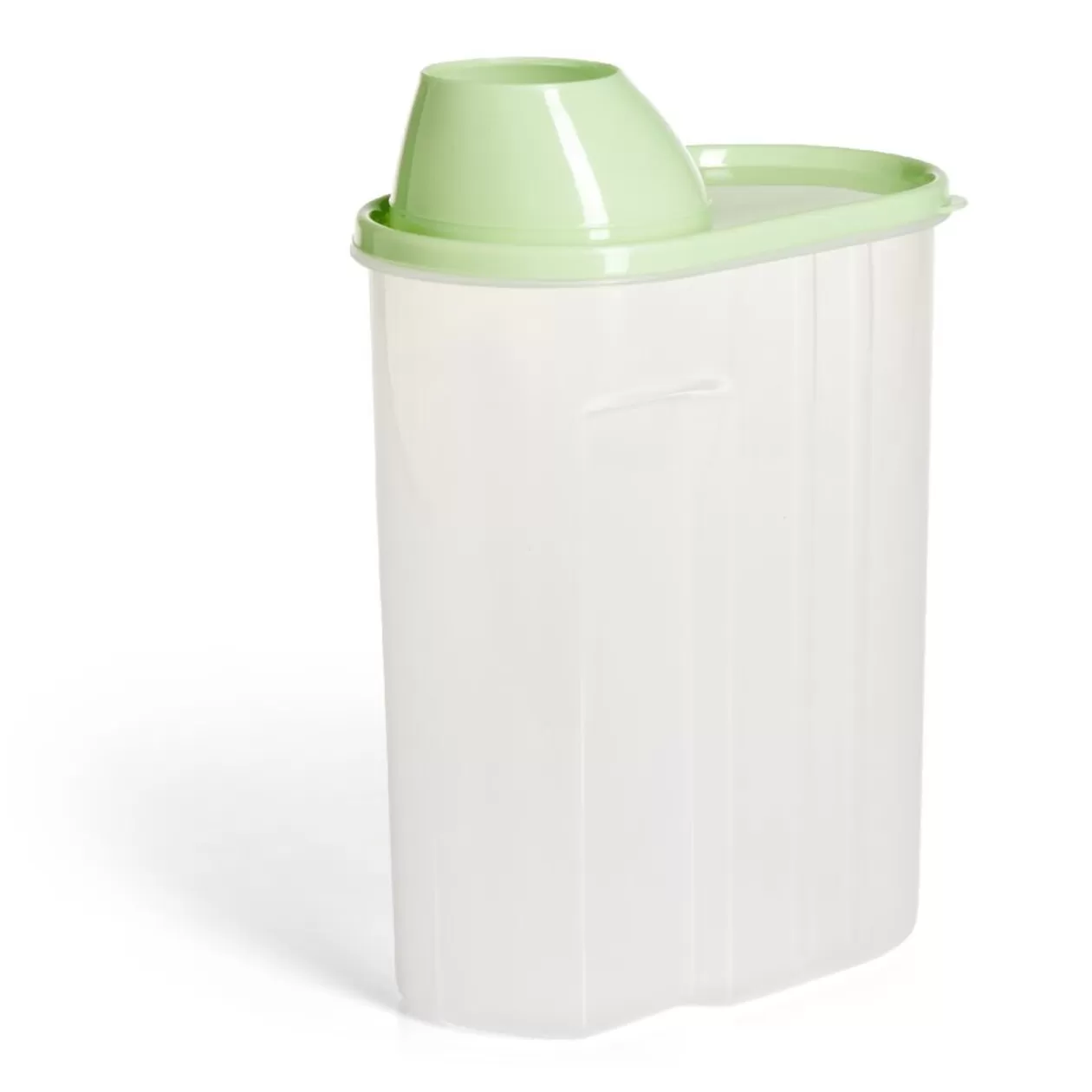 Gifi Boîte alimentaire plastique transparent et vert 2,5L< Conservation Alimentaire